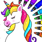 Baby Einhorn malen für kinder