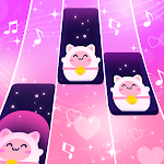 Cat Cute Tiles: 音楽ゲーム ボールゲーム