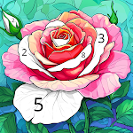 油絵塗り絵 — 大人に人気の塗り絵