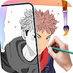 Paint Color Anime: Color Photo