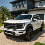 Jipe offroad dirigindo lama 3D